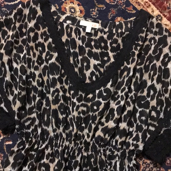 Gianni Bini Leopard Top 🖤 - Picture 2 of 3